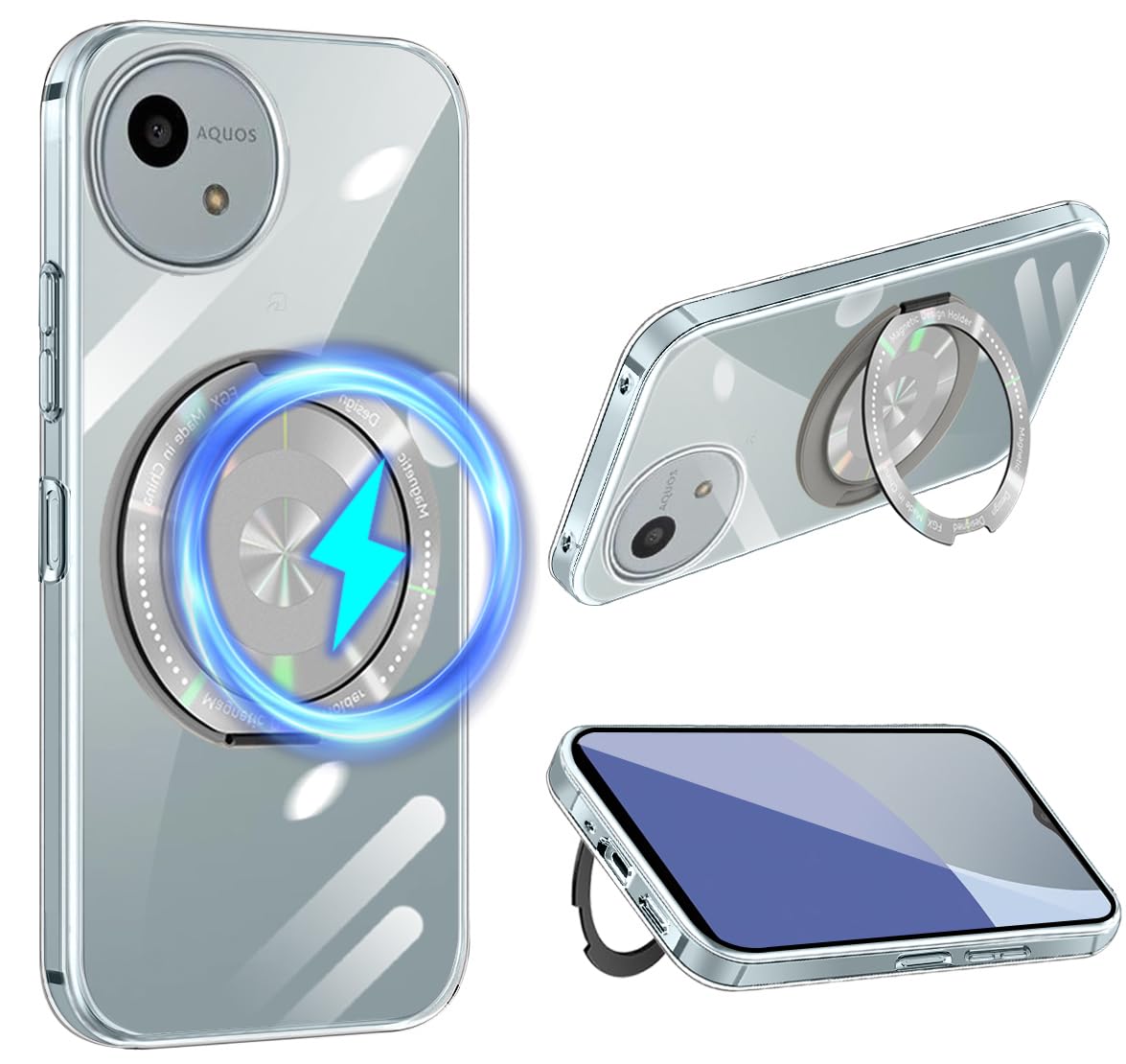 Amazon.co.jp: Aquos Wish 4 用 ケース SH-52E / A402SH ケース クリア