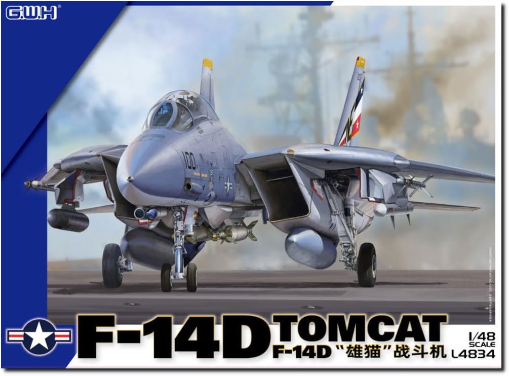 Amazon | グレートウォールホビー 1/48 アメリカ F-14D 艦上戦闘機