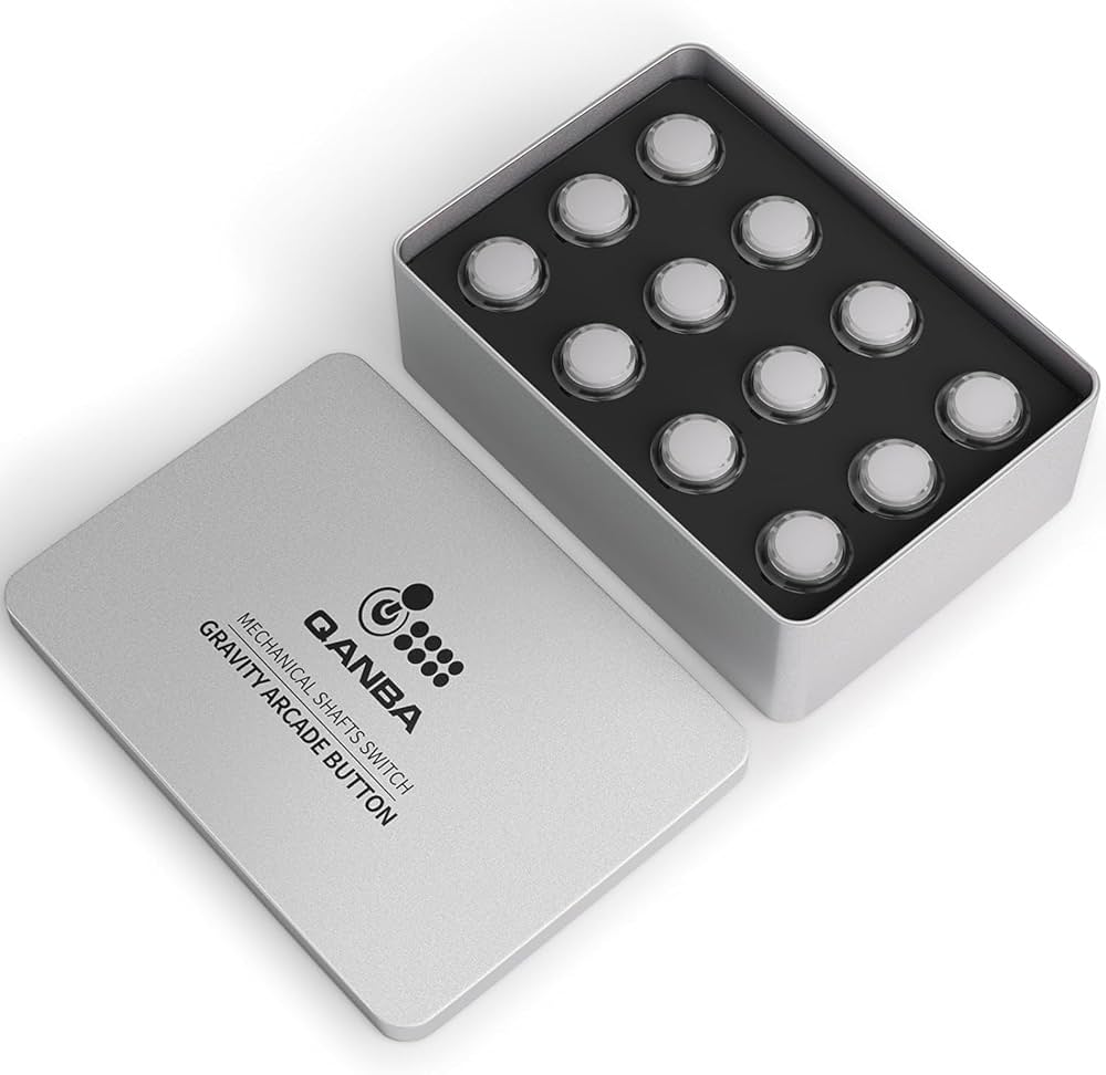 Amazon | Qanba Gravity KS アケコン ボタン 静音ボタン 高耐久