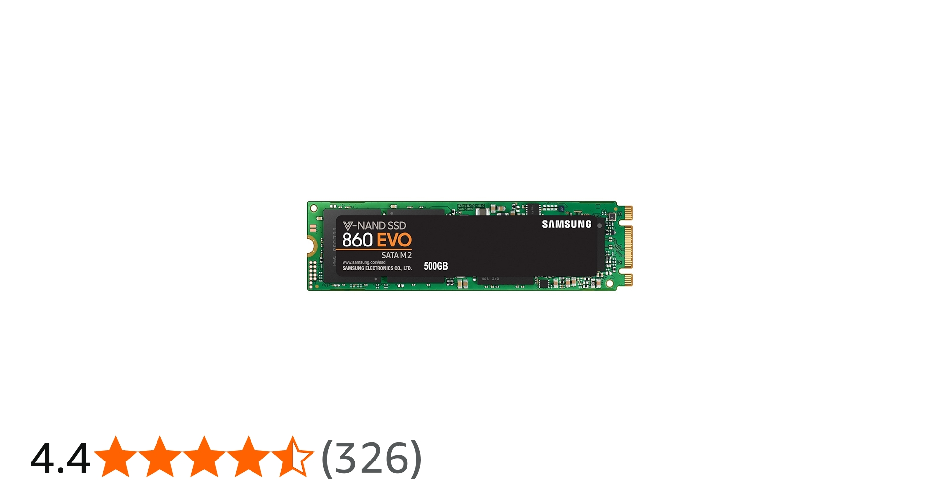 Amazon | Samsung 860 EVO 500GB SATA M.2 (2280) 内蔵 SSD MZ-N6E500B