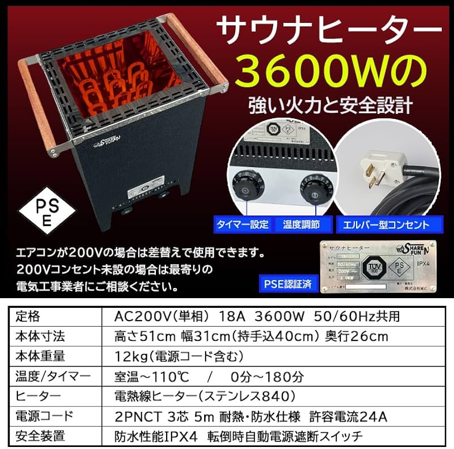 Amazon.co.jp: MGC ShareFunn サウナ 室内 家庭用 テント セット