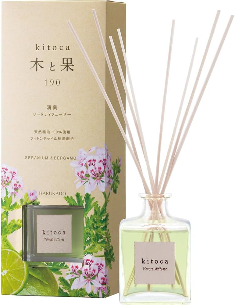 Amazon.co.jp: 晴香堂(Harukado) kitoca 木と果 190 天然精油100％使用