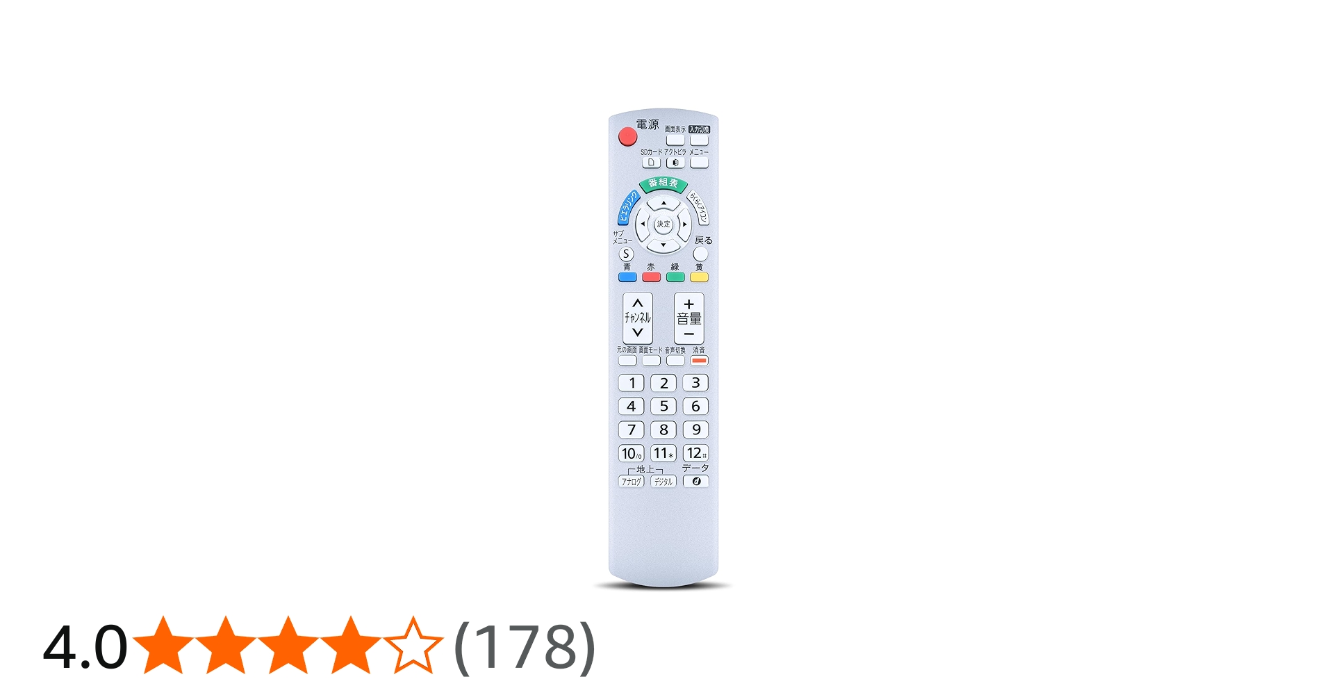 Panasonic テレビ用リモコン シルバー7個 Panasonic テレビ用リモコン