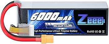 Amazon.co.jp: ゼエエ（Zeee）6S リポバッテリー 22.2V 50C 6000mAh 大