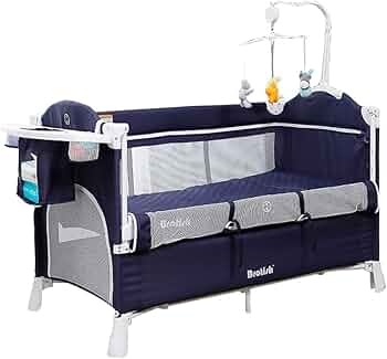 Amazon.co.jp: Wondc ベビーベッド プレイヤード ベビー 折りたたみ