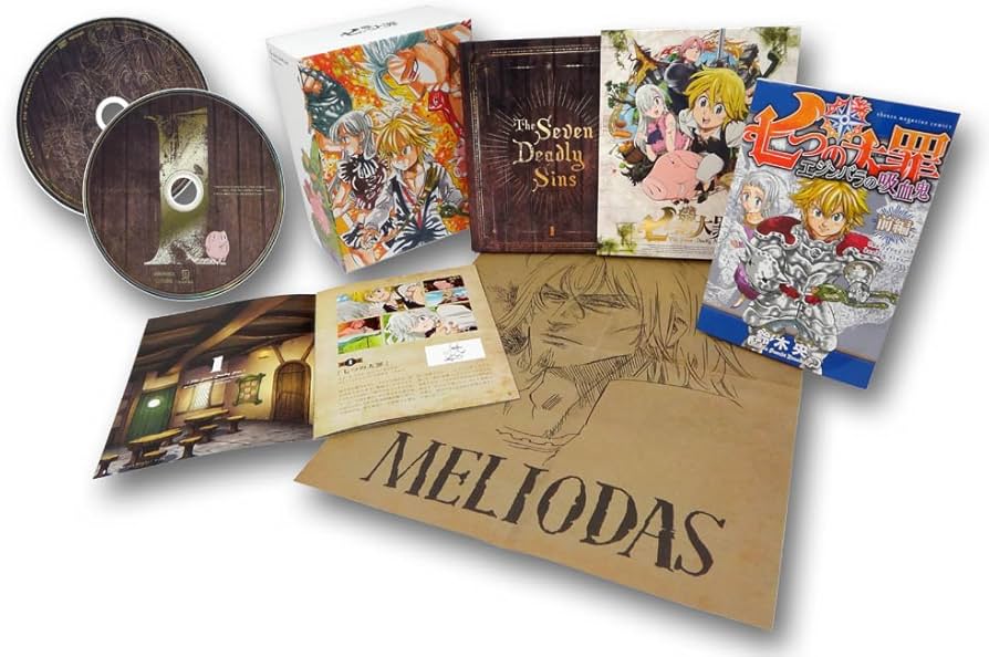 Amazon.co.jp: 七つの大罪 1【完全生産限定版】 [Blu-ray] : 梶裕貴