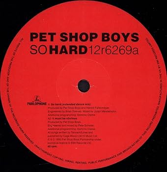 Pet Shop Boys - So Hard - Amazon.com Music