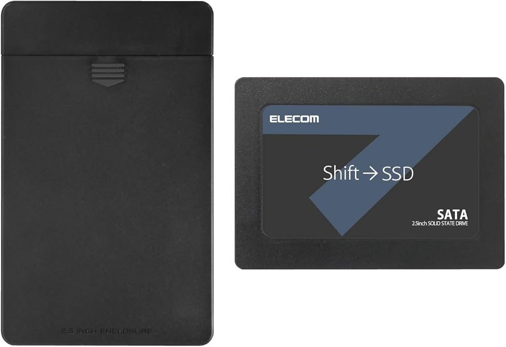 Amazon | エレコム 内蔵SSD 960GB 2.5インチ SATA3.0 HDDケース付