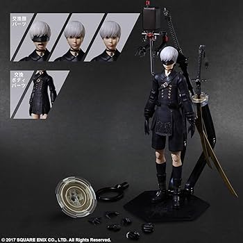 Amazon | ニーア オートマタ PLAY ARTS改 PVC製 塗装済み可動