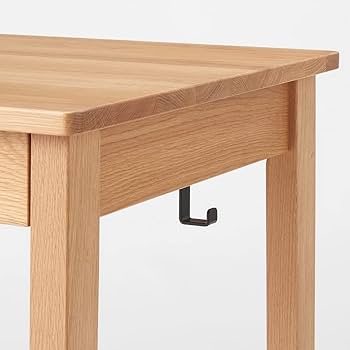 Amazon.co.jp: 無印良品 木製デスク 幅110×奥行55×高さ70cm オーク材