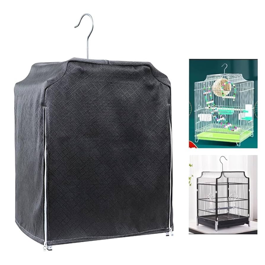 Puhang 鳥かご 鳥ケージ（専用カバー、温湿度計セット） Puhang 鳥かご