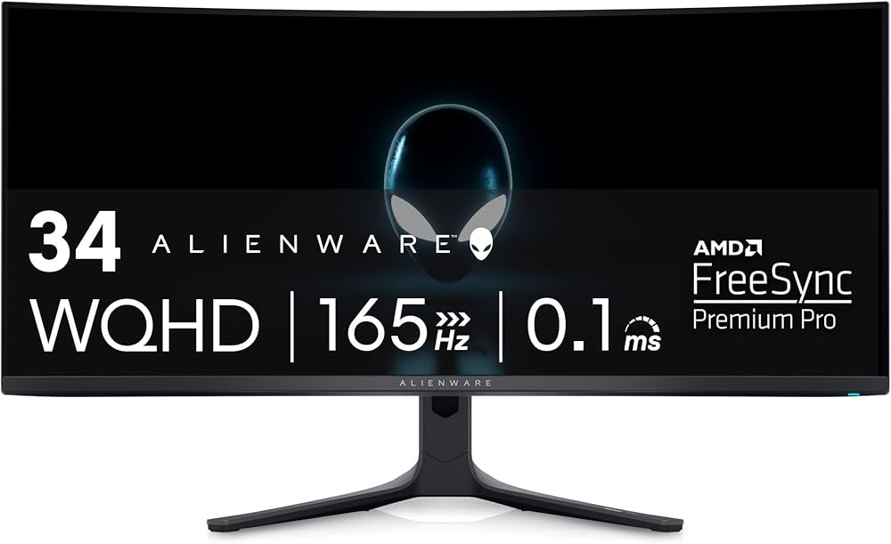 Amazon.co.jp: Dell ALIENWARE 34インチ カーブ型 QD-OLED ゲーミング