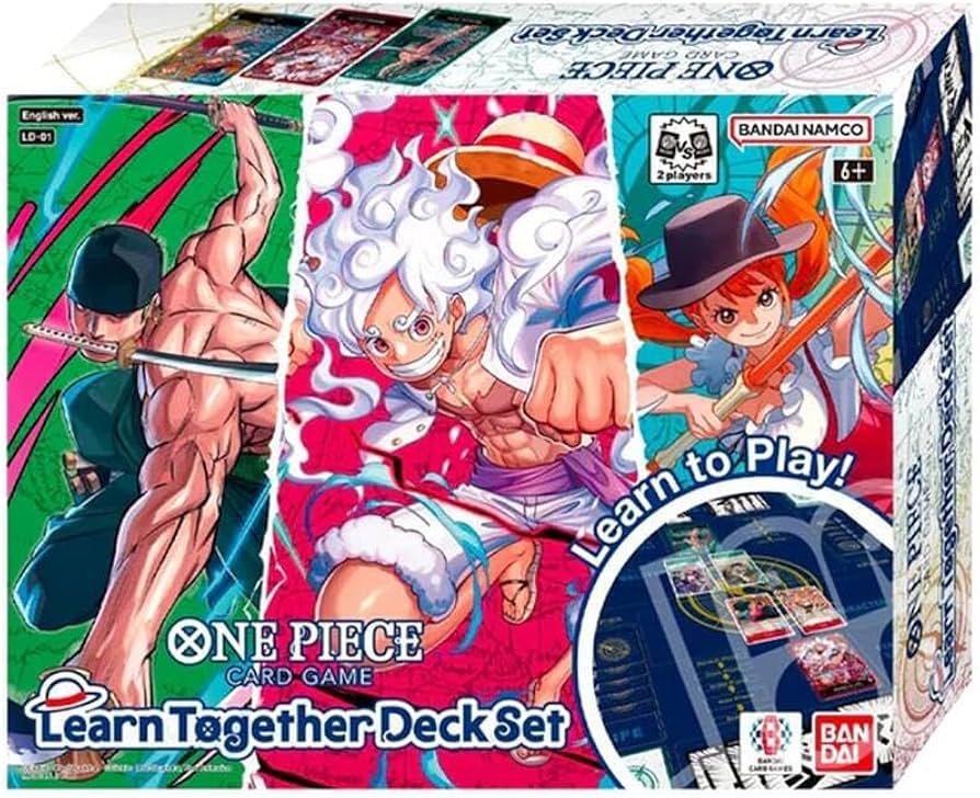 Amazon.com: One Piece: Learn Together Deck Set (LT-01) by Bandai