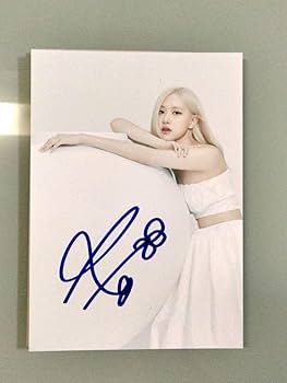 Amazon.co.jp: ロゼ直筆サイン入り2Lサイズ写真…Rose…BLACKPINK…⑤ X