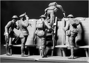 Amazon | マスターボックス 1/35 イギリス 歩兵部隊5体 アタック出撃