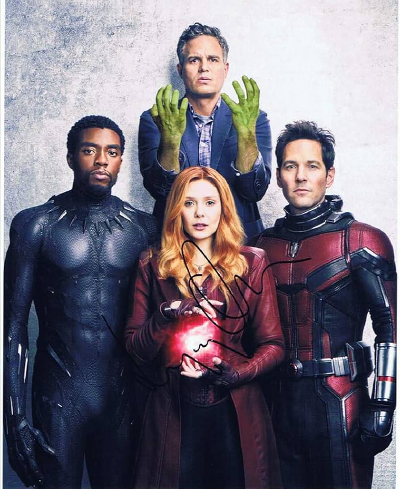 Amazon.co.jp: ◇直筆サイン ◇エリザベス オルセン ◇Elizabeth Olsen