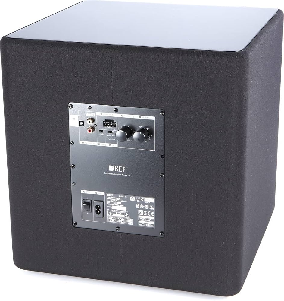 Amazon.co.jp: KEF Kube12b 12インチ 300ワット電源サブウーファー