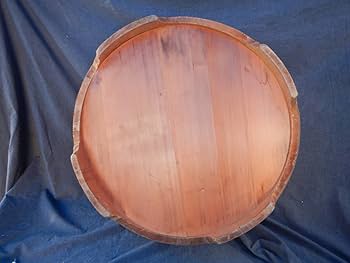 Amazon.co.jp: SK.木製桶木桶昭和レトロアンティークたらい水桶小道具