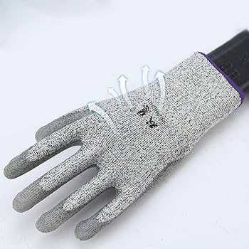 Amazon.co.jp: ZXKYZR8 グレー塗装手のひら作業用手袋、滑り止め