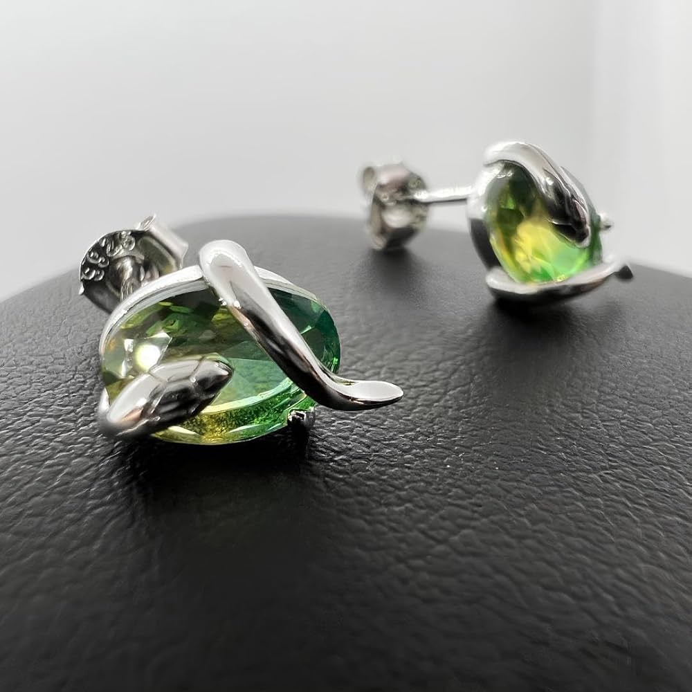 Amazon.co.jp: p104aプラチナ仕上白蛇ピアス シルバー925 神秘的 開運