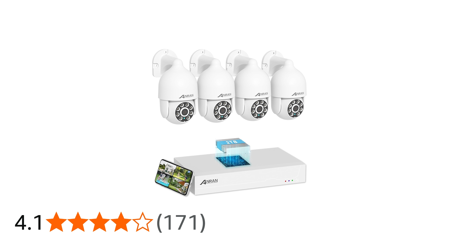 Amazon.co.jp: 【4K800万画素防犯カメラ・AI知能検知・自動追尾】ANRAN