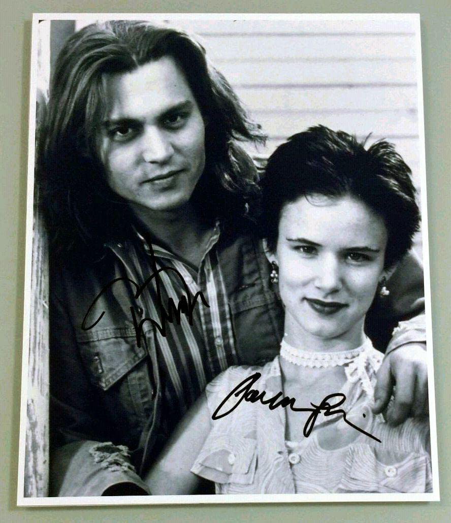 Amazon.co.jp: ジョニーデップとジュリエットルイス直筆サイン入り超