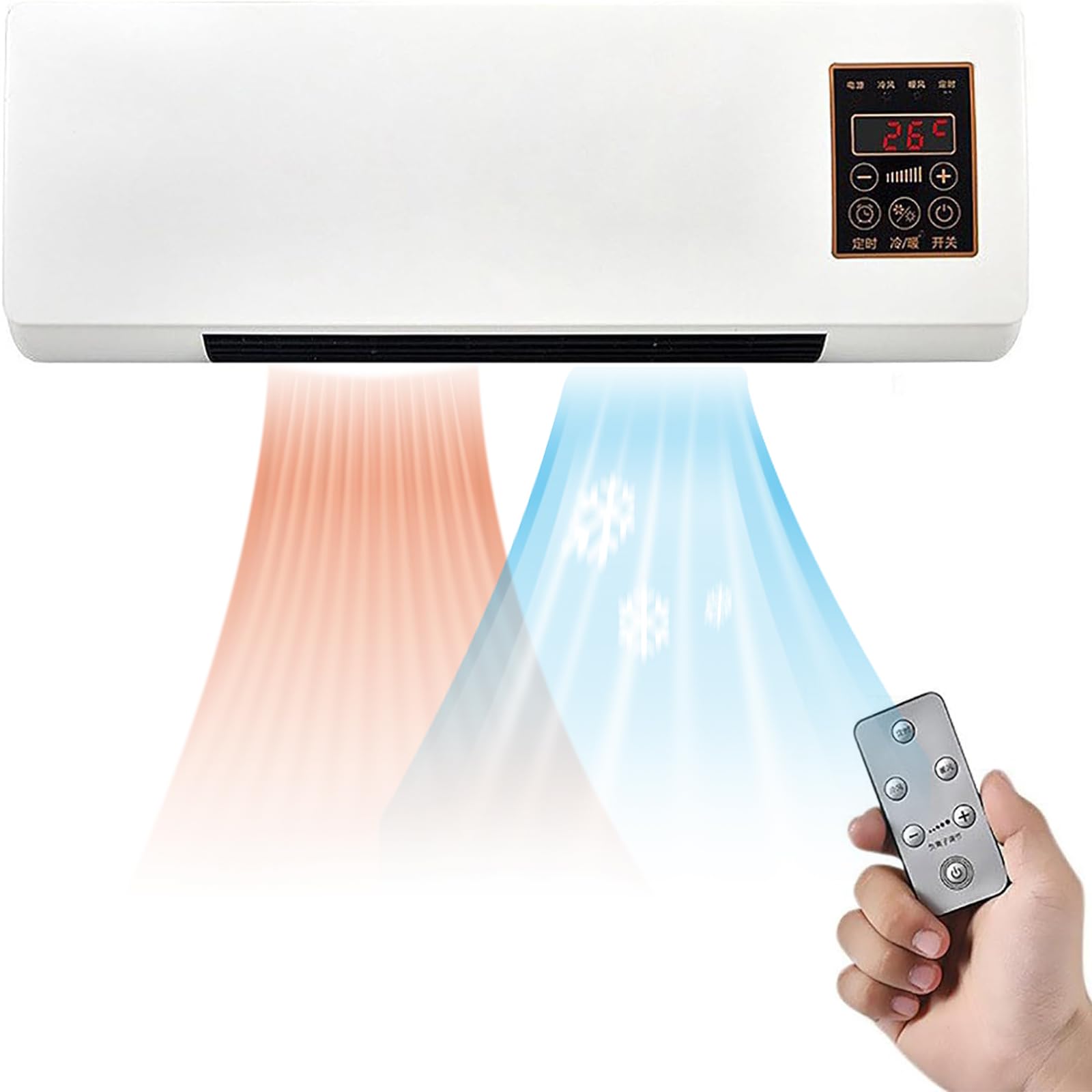 Amazon | 冷暖両用移動式小型エアコン、ミニ冷暖房エアコン 冷暖房