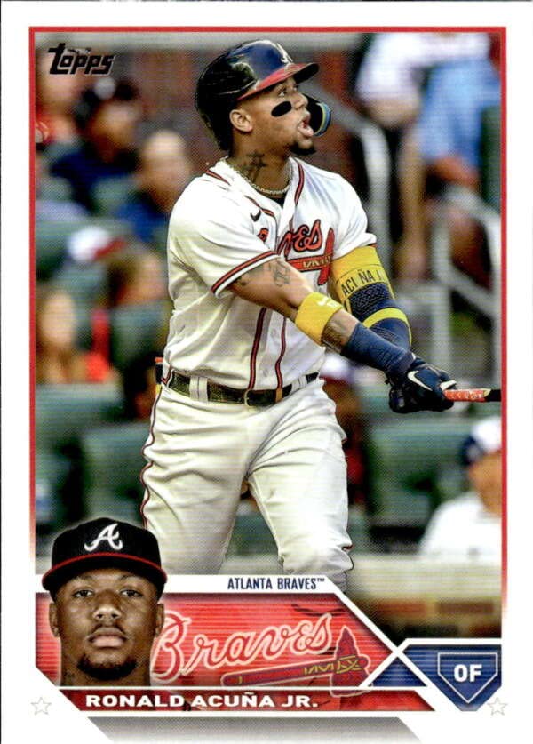 Amazon.com: 2023 TOPPS #150 RONALD ACUNA JR. ATLANTA BRAVES