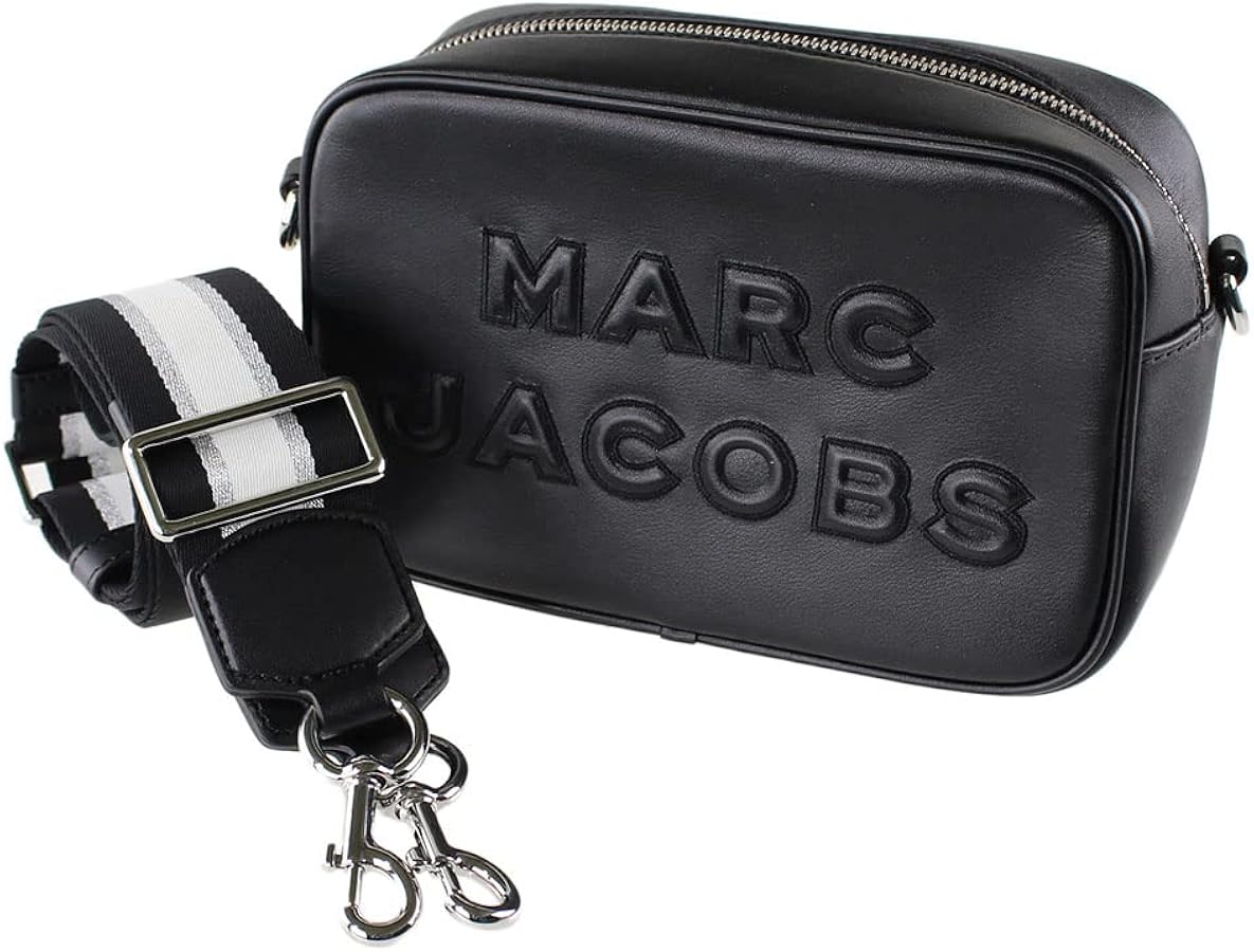 Marc Jacobs M0014465 Black/Silver Hardware Women's Flash Leather