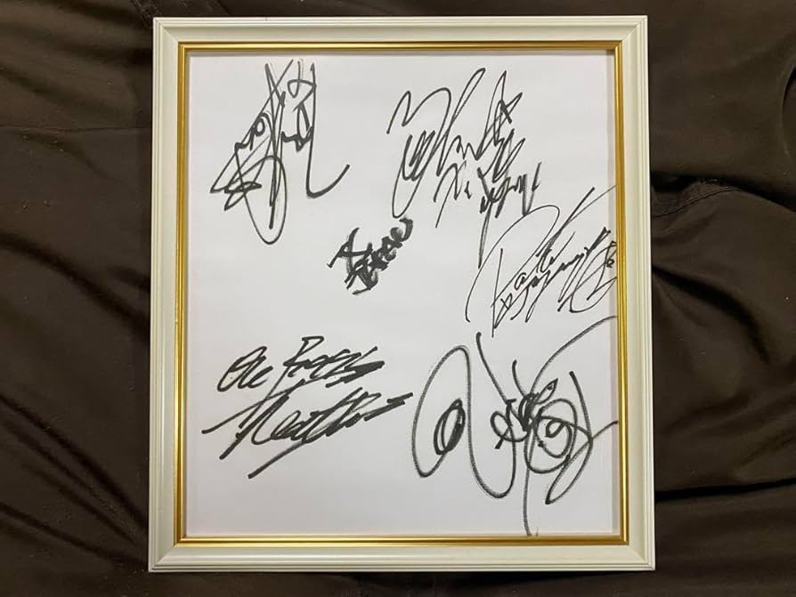 Amazon.co.jp: X JAPAN 直筆サイン色紙 hide heath サイン : 文房具