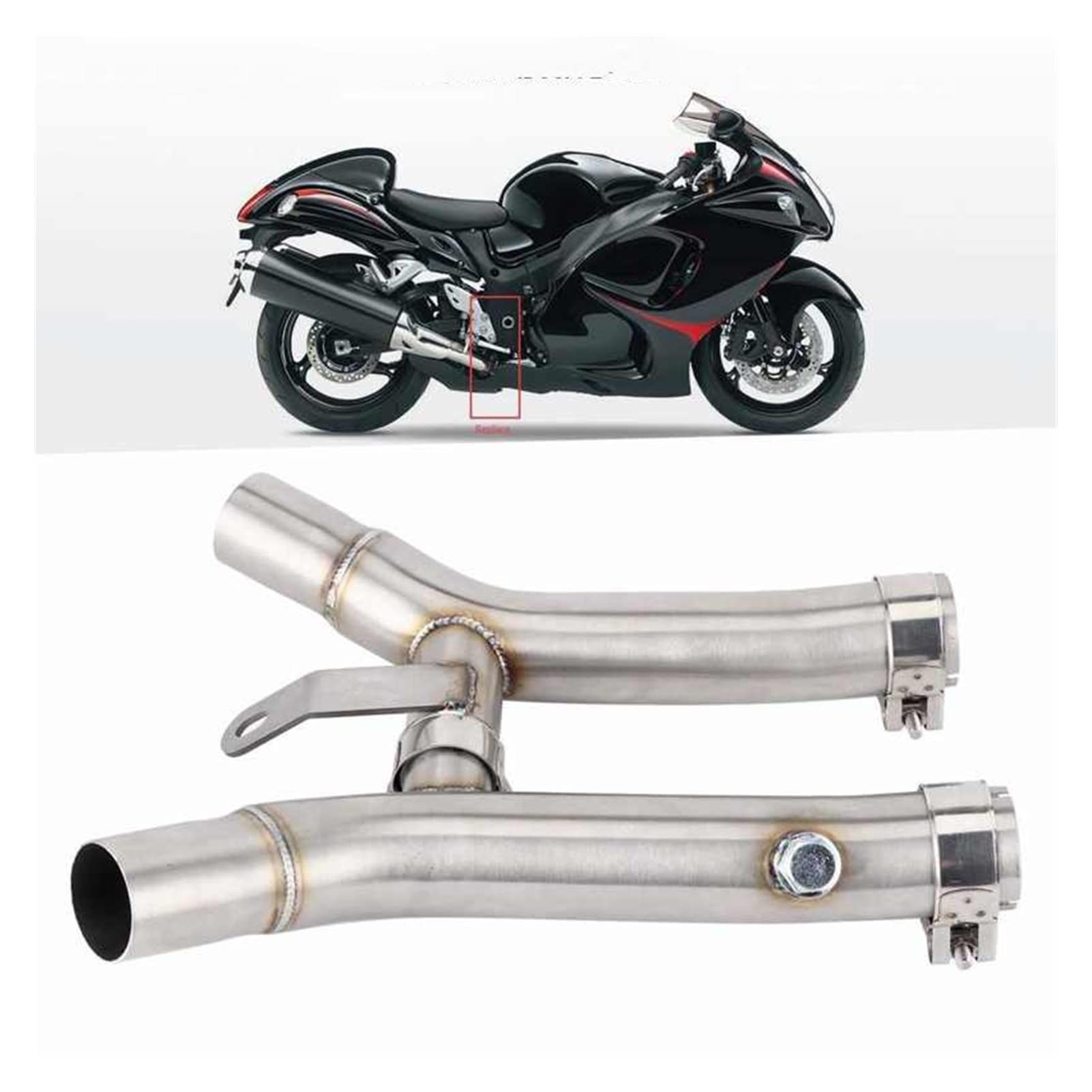 GSX1300Rハヤブサ エキパイマフラー 15H0 スズキ 純正 中古 バイク