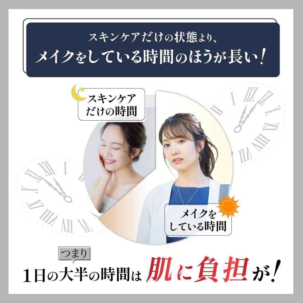 Amazon.co.jp: ハダメキミライ ファンデーション 日焼け止め SPF50+