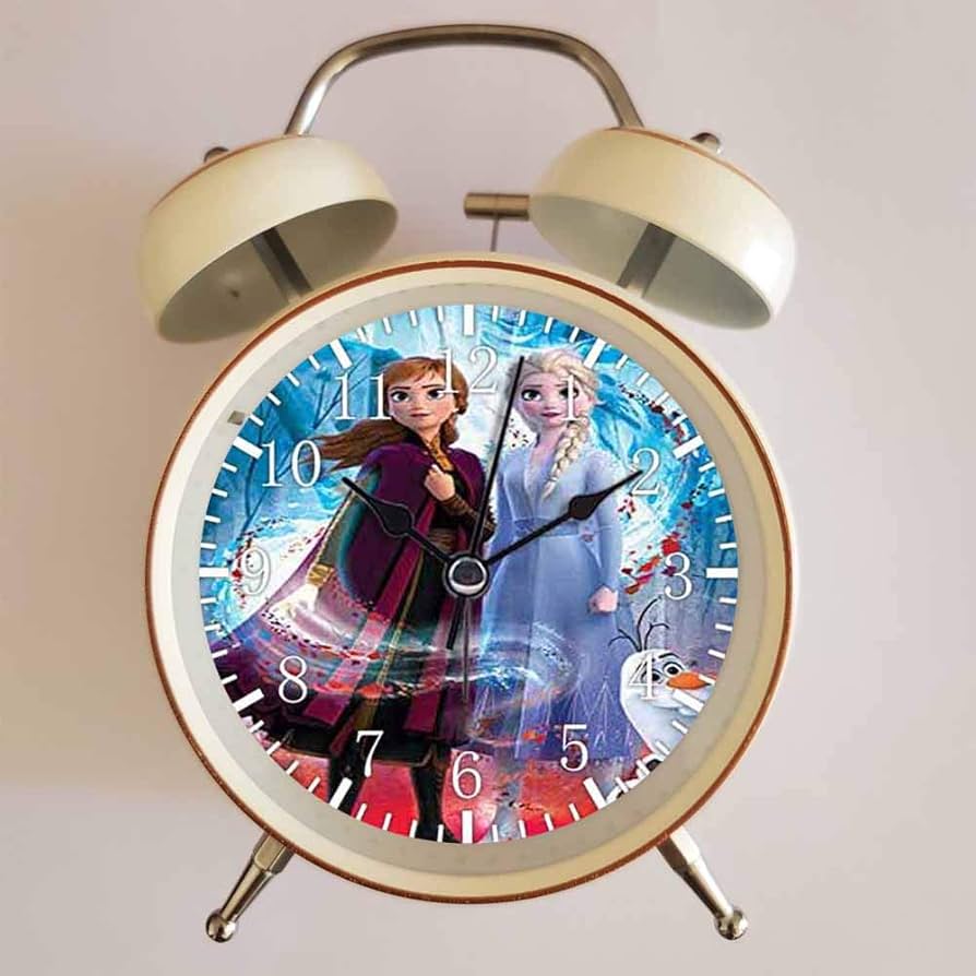 Amazon.co.jp: jchstyle 白の目覚まし時計 アナと雪の女王 2 FROZEN 2