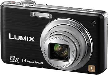 Panasonic Câmera digital Lumix DMC-FH20K de 14,1 MP com zoom