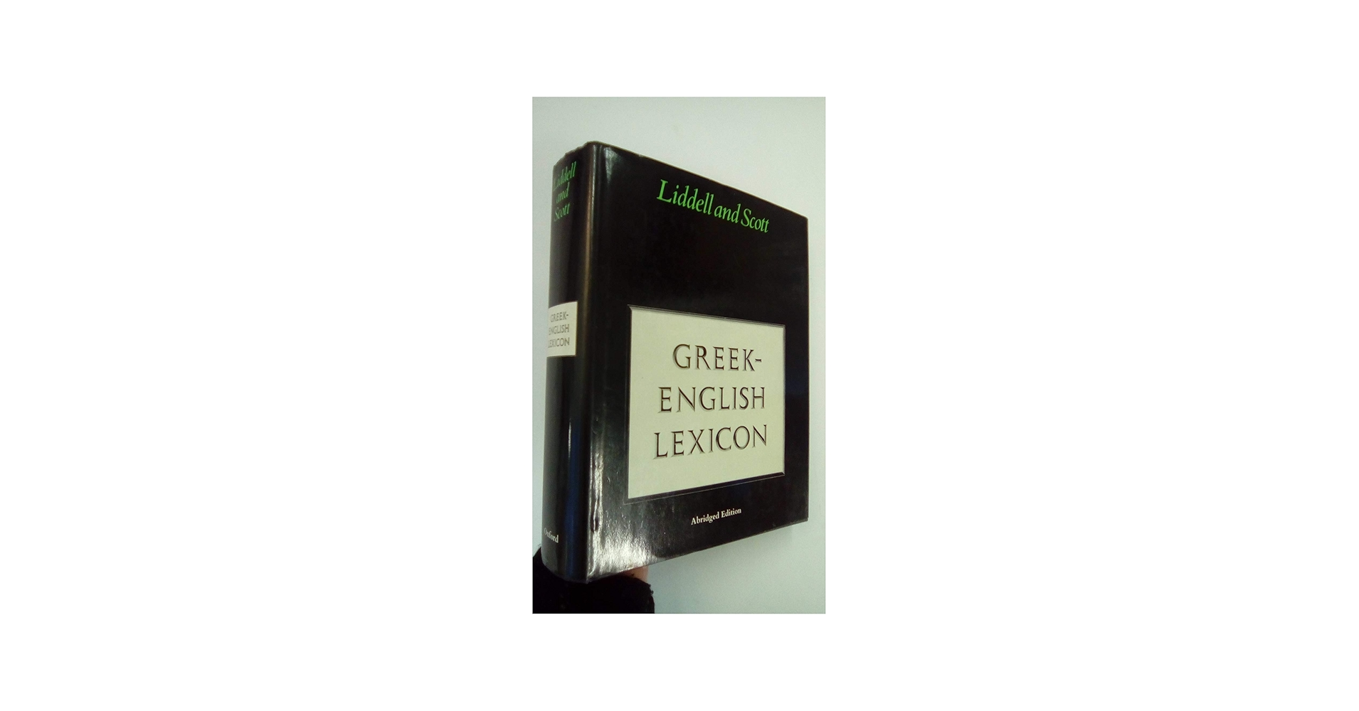 Amazon.com: Greek-English Lexicon: 9780199102075: Liddell, H. G.