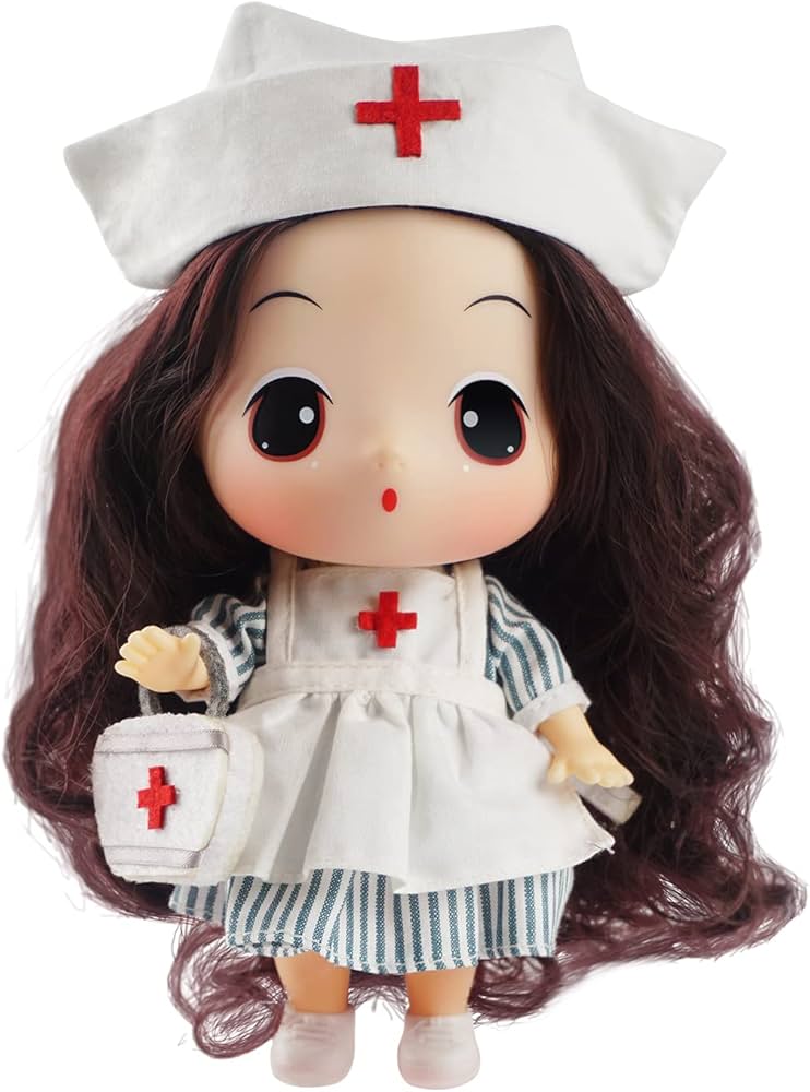 Amazon | Ddung ファッションドール ナース人形 7つのアクセサリー入り