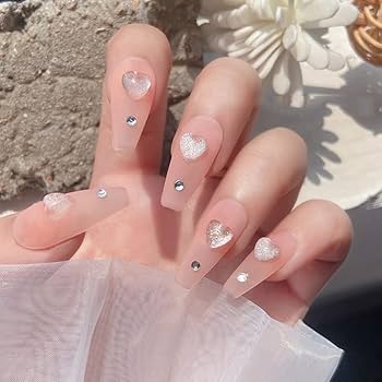 Amazon.co.jp: ネイルパーツ ハート型 ぷっくり クリア オーロラ 3D