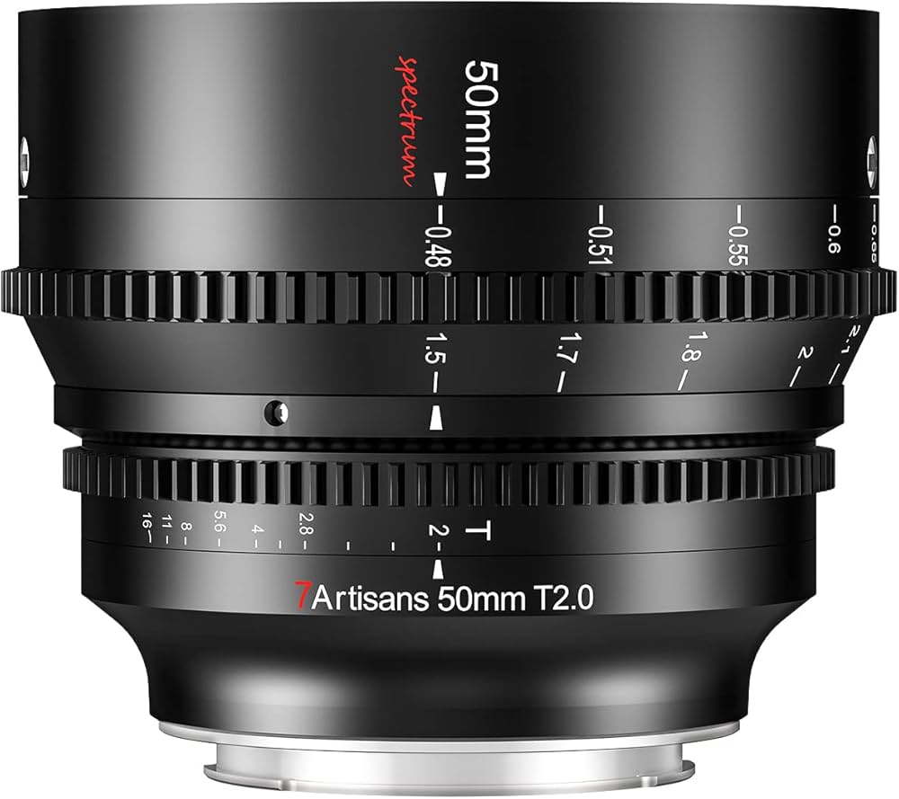 Amazon.co.jp: 7artisans 50mm T2.0 大口径フルフレームシネレンズ