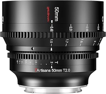 Amazon.com : 7artisans 50mm T2.0 Large Aperture Full Frame Cine
