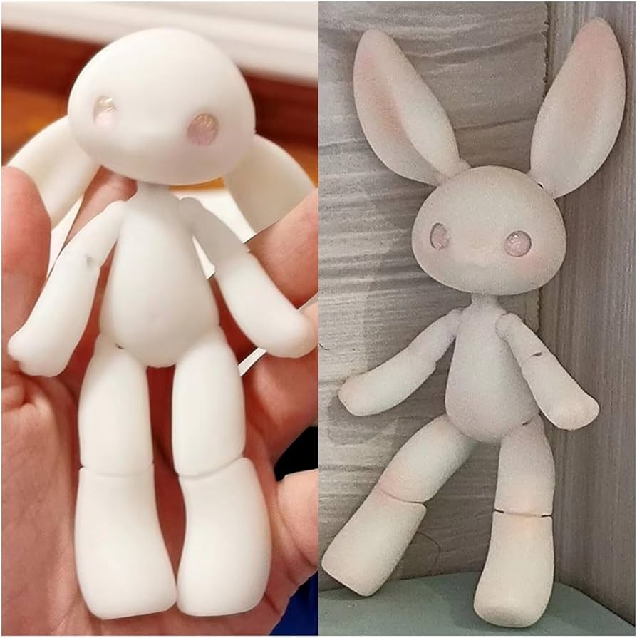Amazon.co.jp: BJDドール うさぎ 擬人化 人外 異型 動物 派生人形 ミニ