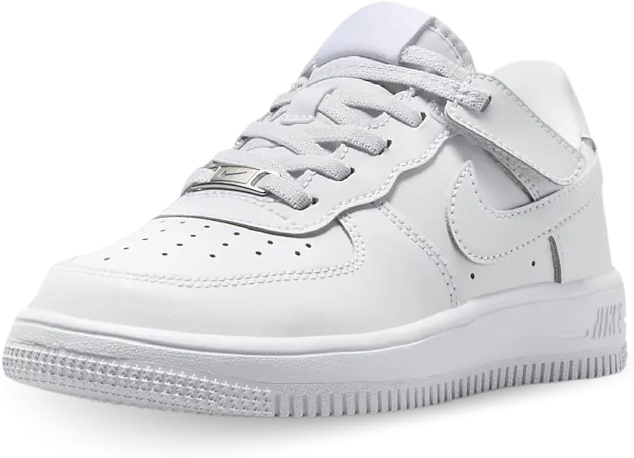 Amazon.com | Easy-On Nike Kids' Air Force 1 Low in White | Basketball