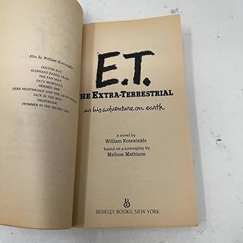 E.T.: The Extra-Terrestrial in his adventure on earth: William