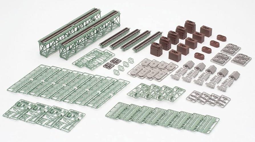 Amazon | TOMIX Nゲージ 上路式鉄橋セット 緑 3270 鉄道模型用品
