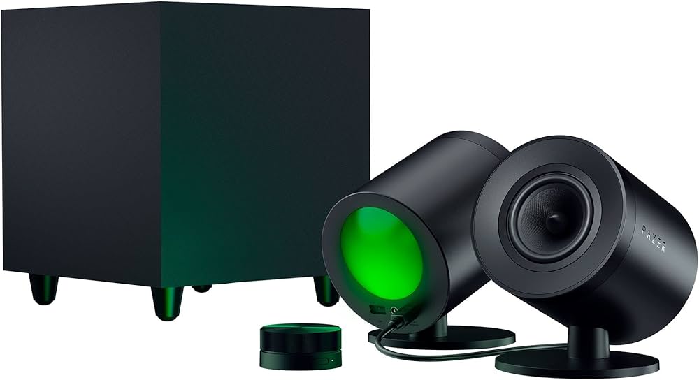 Amazon.com: Razer Nommo V2 Pro - 2.1 PC Gaming Speakers Wireless