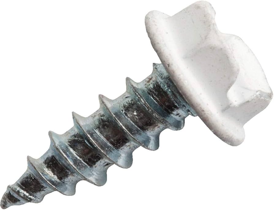 Amazon.com: Primesource Slotted Hex Washer Head Zip Screw #8 x 1
