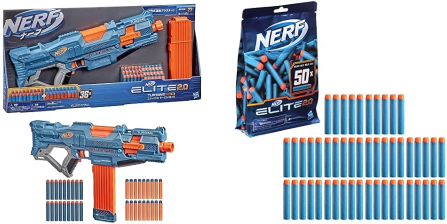 Amazon.co.jp: ハズブロ(HASBRO) ナーフ エリート2.0 タービン CS-18 +