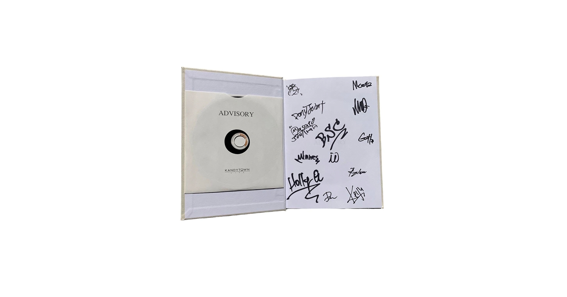 Amazon.co.jp: KANDYTOWN ADVISORY直筆サイン入り初回ポスター付き CD+