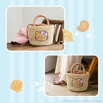 Amazon.co.jp: HELLO KITTY かごバッグBOOK summer shell ver. (宝島社