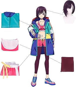 Amazon.co.jp: [神併良品] 三日月閑 コスプレ ウィッグ付き シズカ