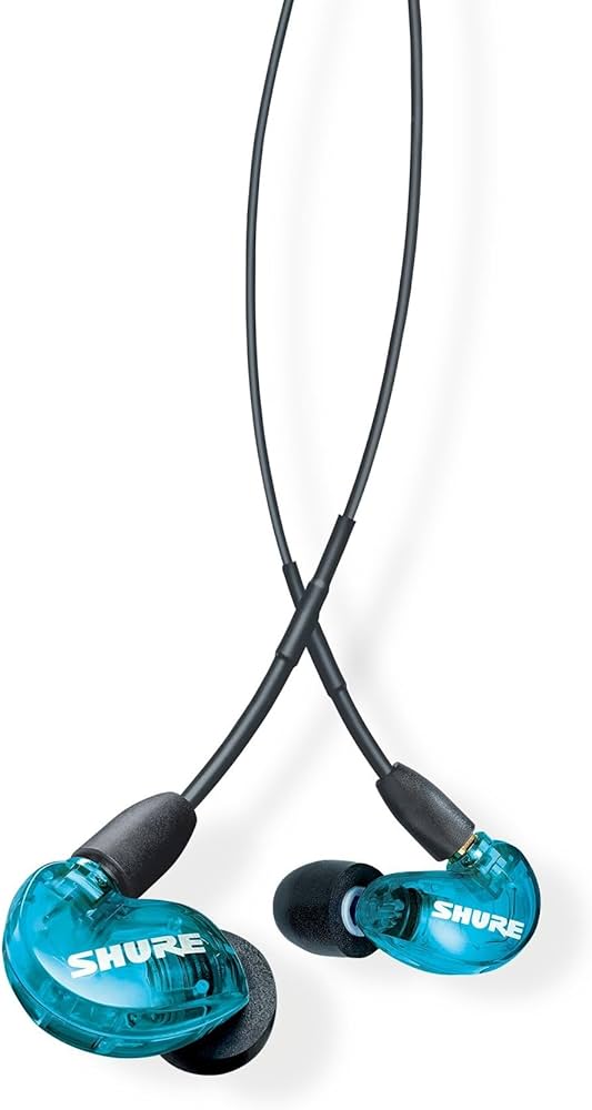 Amazon.com: Shure SE215SPE Blue Sound Isolating Earphones